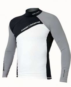 Magic Marine Energy Rash Vest Long Sleeve Gray